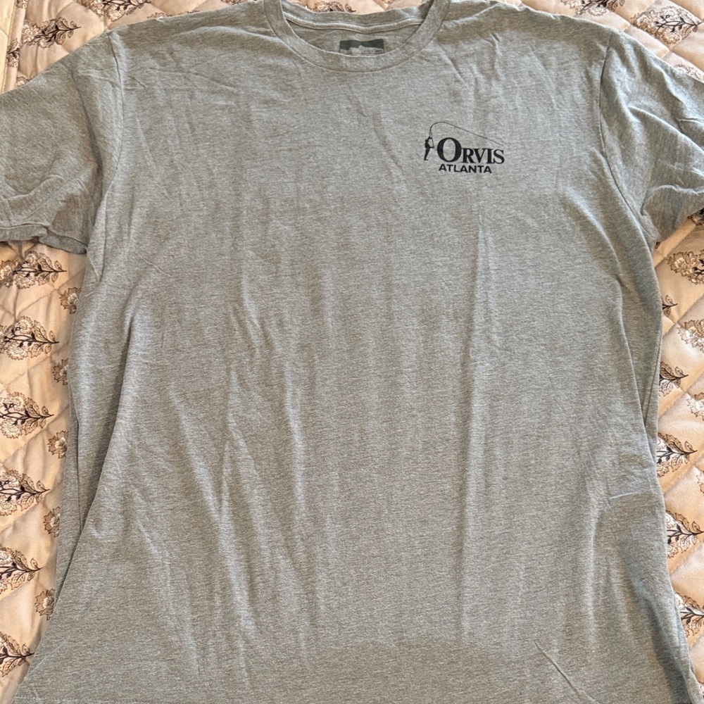 Orvis Heather Gray Short Sleeve Tee